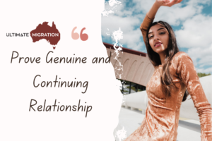 genuine and continuing relationship
