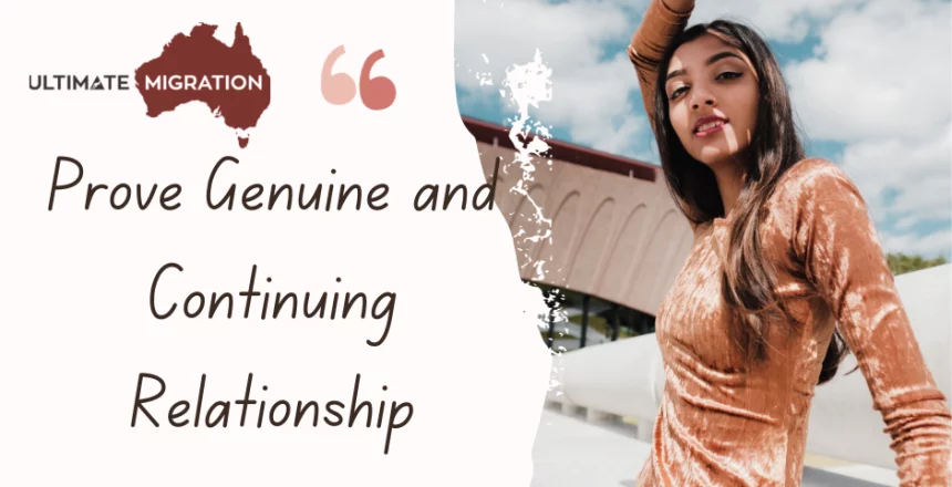 genuine and continuing relationship